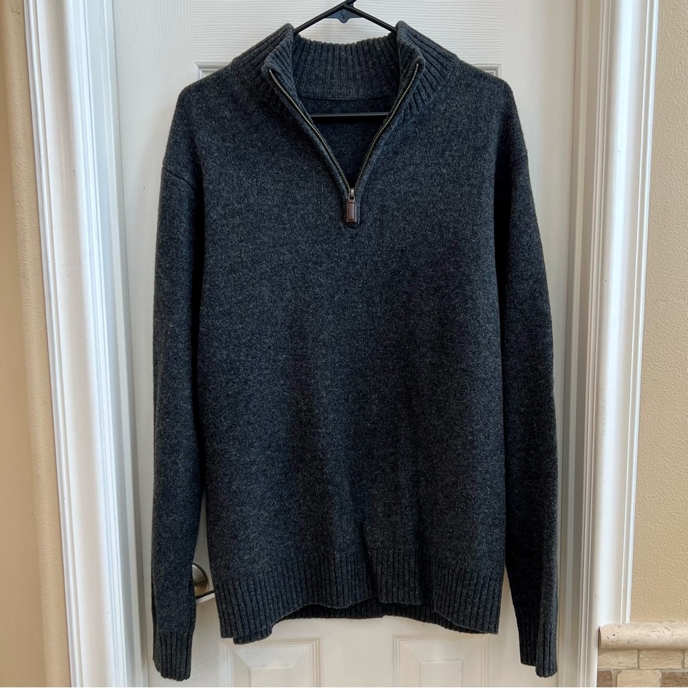Men’s J.Crew Half-Zip Wool Sweater